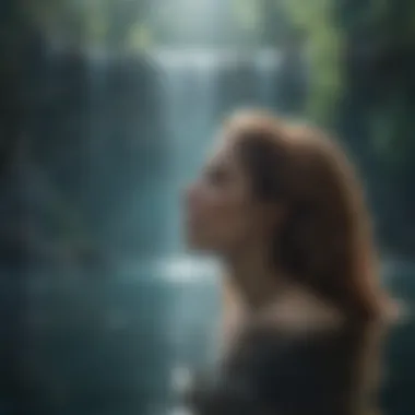 Exploring the Depths: Spiritual and Psychological Traits of Aquarius A serene landscape reflecting the spiritual and psychological depth of Aquarius traits.
