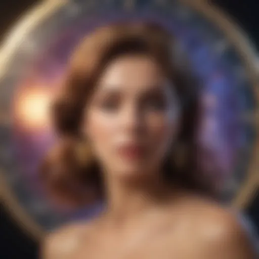 Astrological chart highlighting Aries placements
