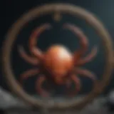 Symbolic representation of the Cancer zodiac sign