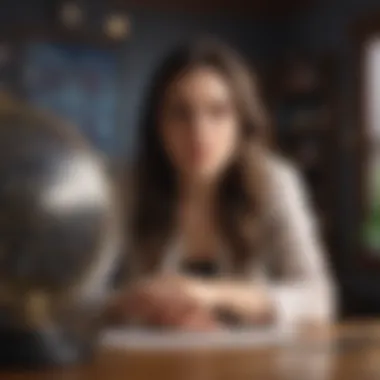 Students engaged in an astrology class