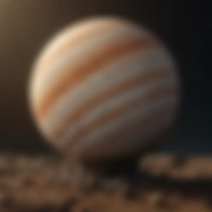 Imaginative portrayal of Jupiter denoting growth and expansion