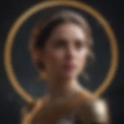 Celestial representation of Mercury as the planet of communication