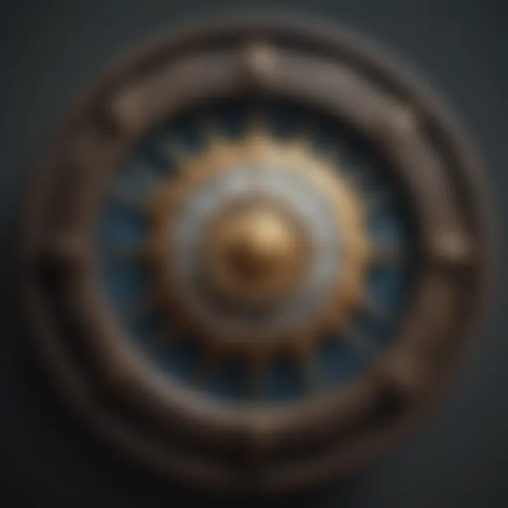 Symbolic representation of the zodiac wheel
