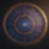 Detailed illustration of a natal chart with planetary positions