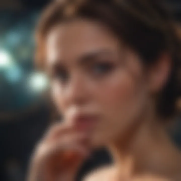 A thoughtful individual contemplating their astrological relationships and dynamics