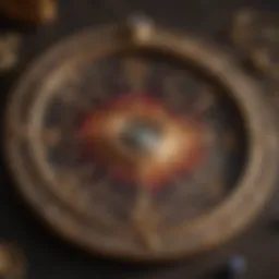 Astrological chart with wedding symbols
