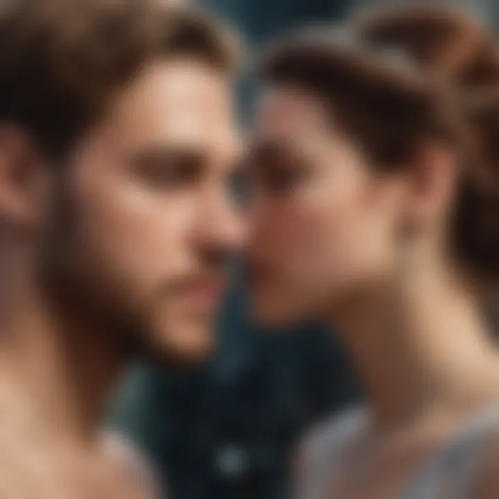 Dramatic depiction of the challenges faced by Aquarius and Aries