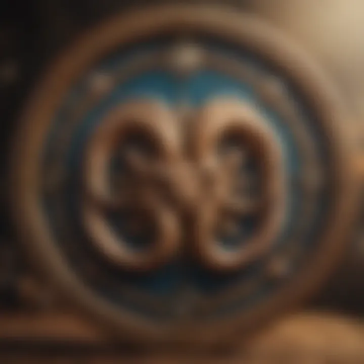 A harmonious representation of two compatible zodiac signs