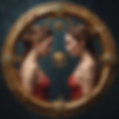 Interconnected Zodiac Signs Artistic depiction of zodiac signs intertwined, symbolizing relationships