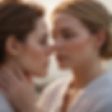 Emotional Dynamics of Virgo and Cancer A serene setting depicting emotional connection between Virgo and Cancer