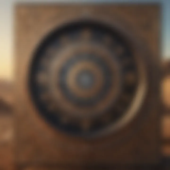 A modern application of the Arabic calendar in daily life, such as a planner