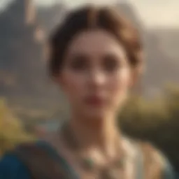 A surreal landscape representing the dream world