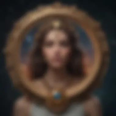 Visual representation of astrological aspects and their meanings
