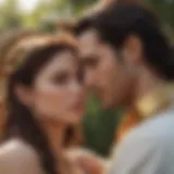 Symbolic representation of Capricorn traits in a romantic setting