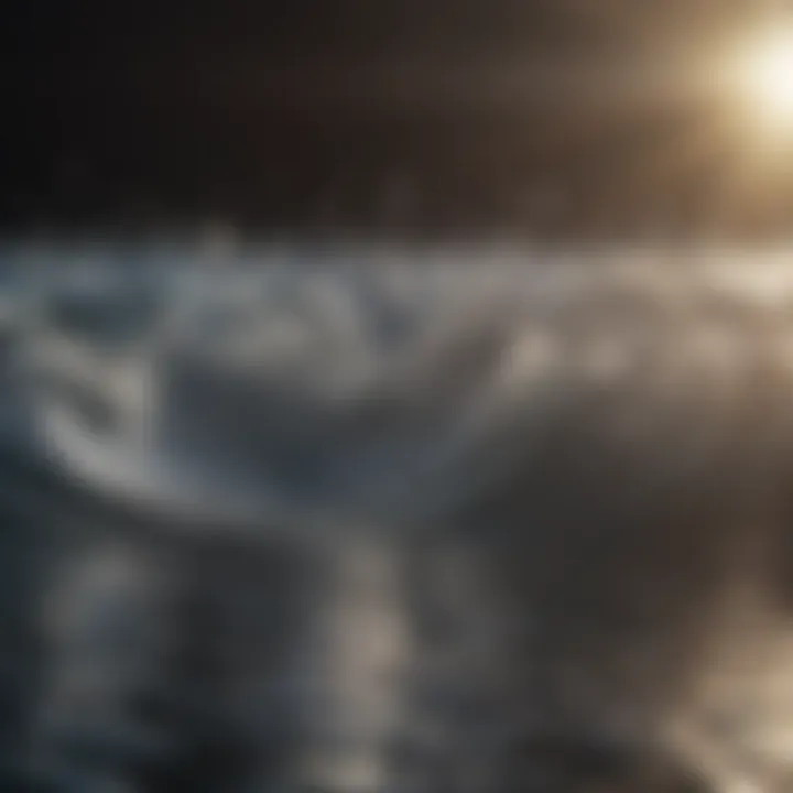 An ethereal depiction of sound waves representing psychic hearing