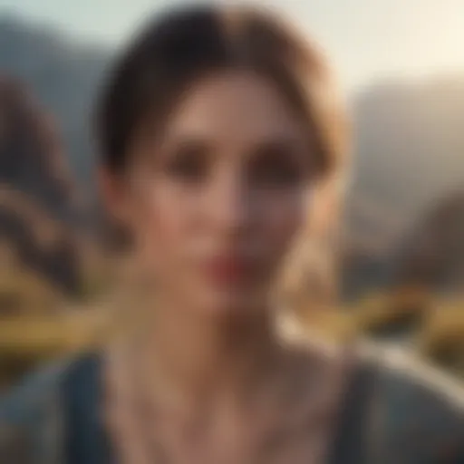 A serene landscape symbolizing spiritual connection