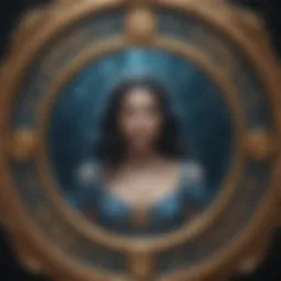 Aquarius symbol surrounded by zodiac signs