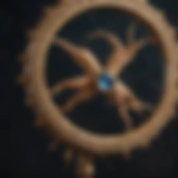 Astrological symbols representing Virgo and Cancer