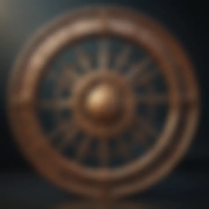 Zodiac wheel highlighting Virgo and Cancer