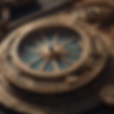 An ancient astrolabe used for navigation in astrology