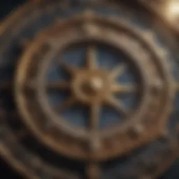 Astrological symbols representing the zodiac signs