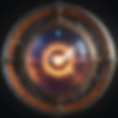 An abstract representation of cosmic energies