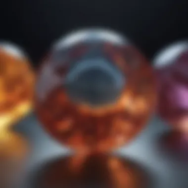 The Unique Qualities of Jyotish Gems A close-up view of a specific Jyotish gem displaying its unique qualities and colors.