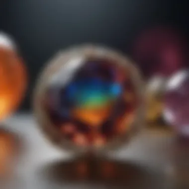 The Allure of Jyotish Gemstones A stunning collection of Jyotish gems with astrological symbols.