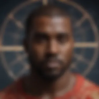 Celebrities and Their Astrological Profiles Illustration showing the connection between celebrities and astrology