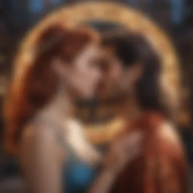 Artistic visualization of love and relationships