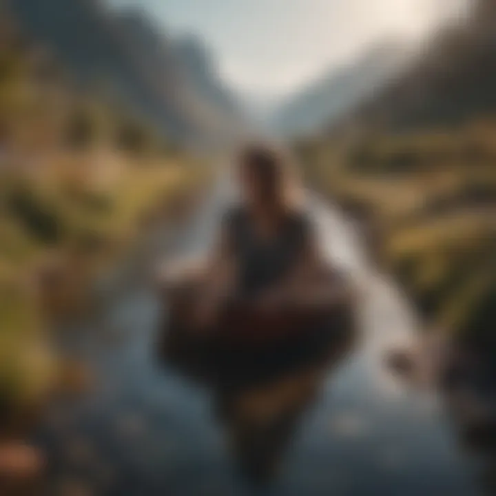 A serene landscape reflecting personal growth and self-discovery