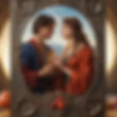The Lovers Card: Choices in Harmony A detailed tarot card illustrating the lovers symbolizing choices and harmony.