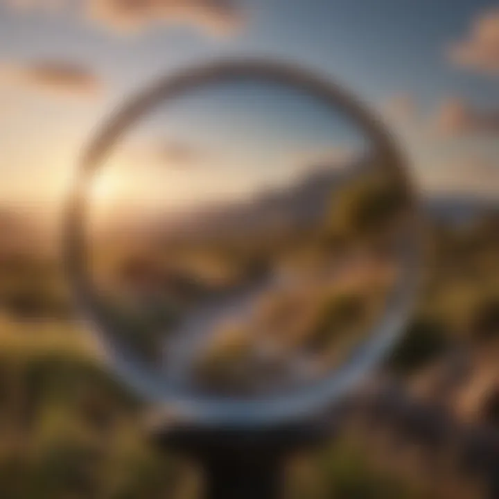 A serene landscape symbolizing personal development influenced by numbers.