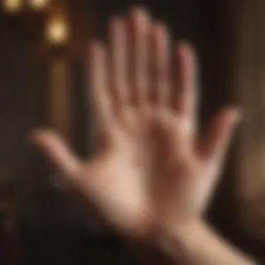 Cultural Symbols of Palmistry Cultural symbols representing palmistry in Indian society