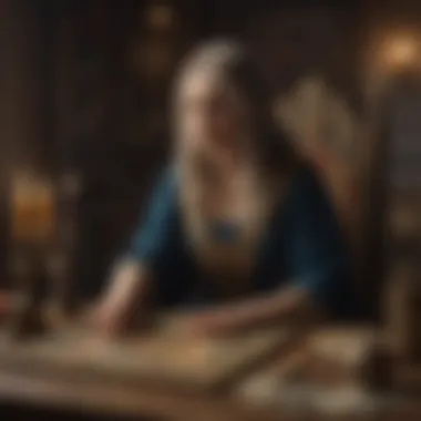 An ancient book of tarot wisdom and symbols