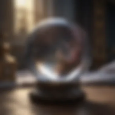 Reflecting on Past Life Energies A crystal ball reflecting past life energies