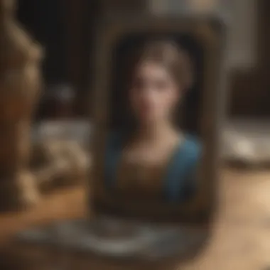 Tarot cards depicting past life themes