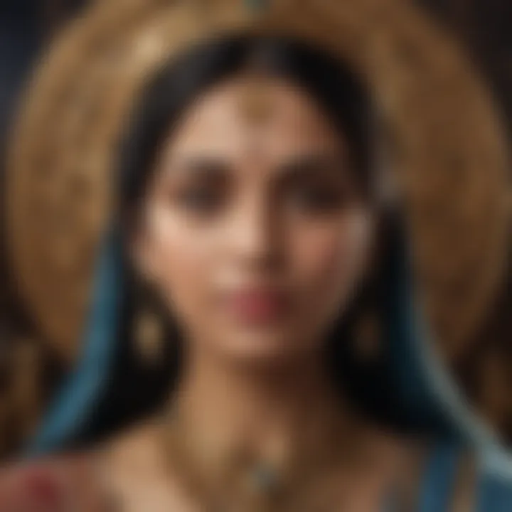 Symbolic depiction of personal growth influenced by Purva Bhadrapada