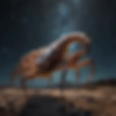 A mesmerizing night sky filled with stars symbolizing Scorpio's astrological significance.