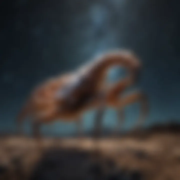 A mesmerizing night sky filled with stars symbolizing Scorpio's astrological significance.