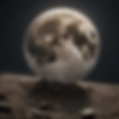 The Moon's Influence on Monday An artistic depiction of the moon representing the influence of Mondays