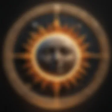 Diagram of Sun and Moon Signs Interaction Diagram showing the interaction between sun and moon signs