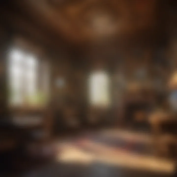 Artistic representation of astrological houses and their meanings