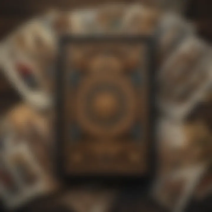 A curated selection of popular tarot decks arranged neatly, highlighting their unique covers and styles.