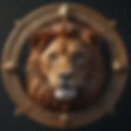 Astrological symbols representing Leo and its influence on the natal chart.