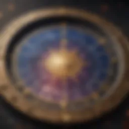 A detailed representation of the new horoscope chart
