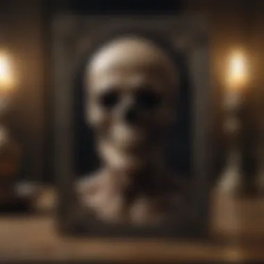 The Death Card: Transformation and Renewal An elaborate interpretation of the Death tarot card depicting transformation