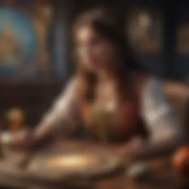 Visual link between astrology and tarot practices