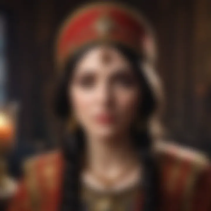 Conceptual image of tarot interpretation techniques