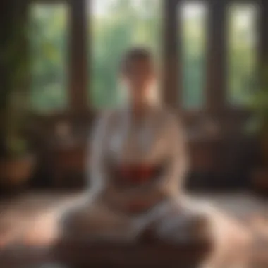 Meditation and Clairvoyant Growth A person meditating in a tranquil setting